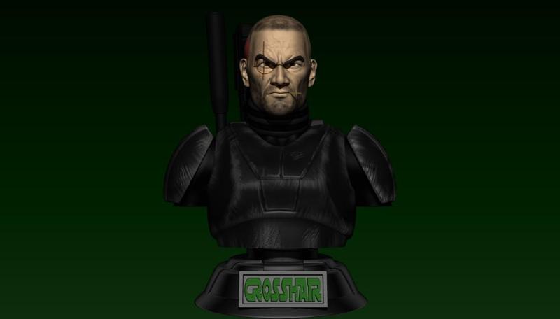 CROSSHAIR BUST BAD BATCH DISNEY STAR WARS SERIES