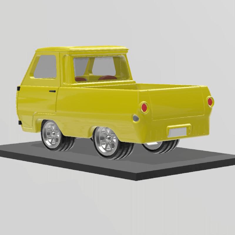FORD ECONOLINE 1/64 COMPLETE MODEL PICKUP TRUCK