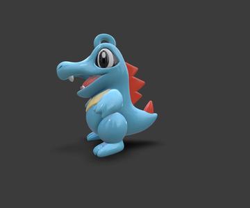 Totodile keychain