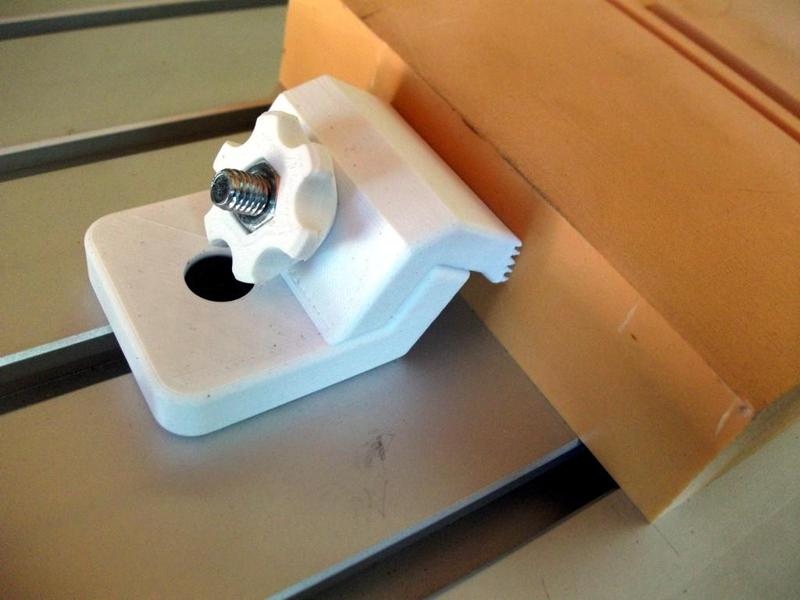 Side Support for CNC Milling Machine - T SLOT TABLE SIDE CLAMPS