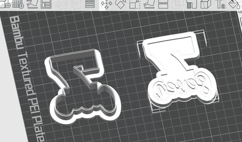 Number 7 Cookie Cutter and Debosser