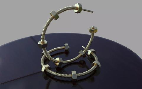 Earring Bolt Ecrou