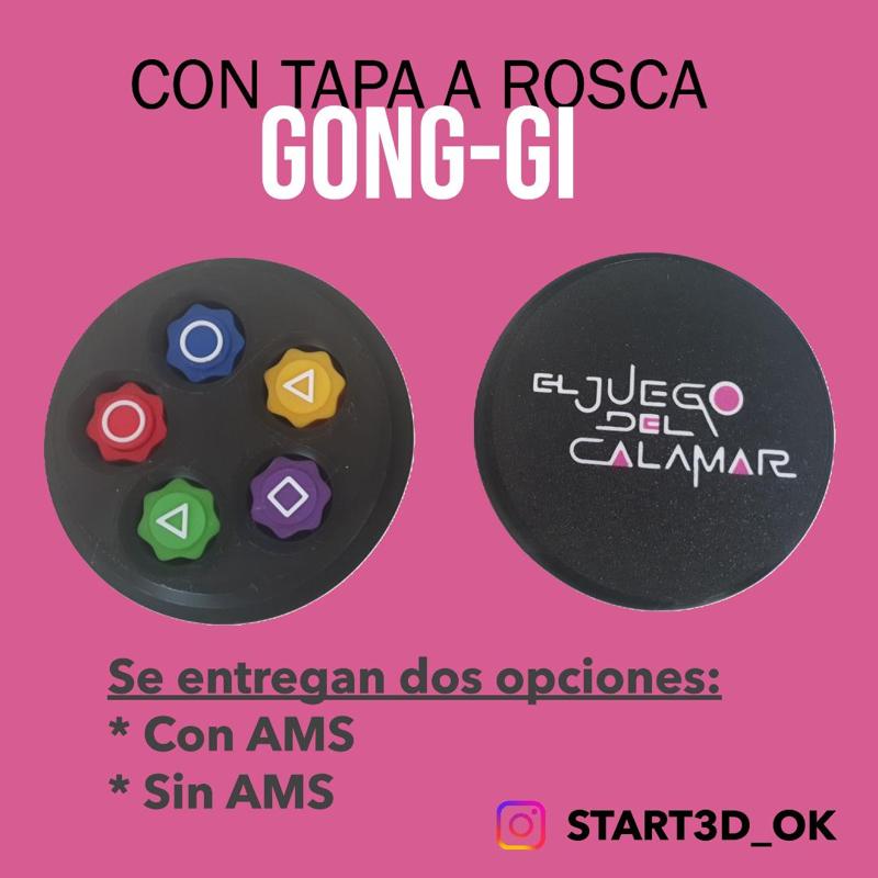 Gong-Gi : Squid Games : Screw-on lid