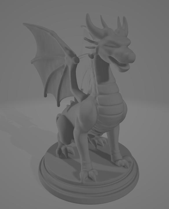 Dragon Statuette Var2