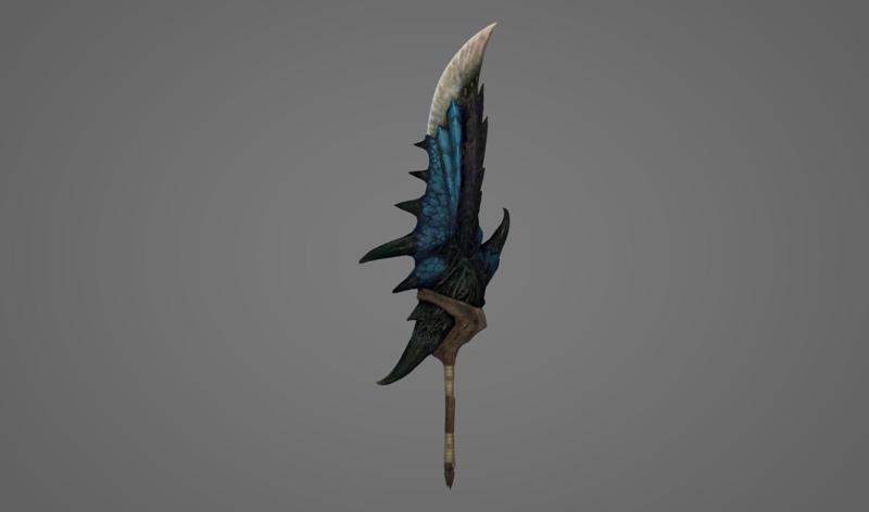 MONSTER HUNTER WORLD AZURE RATHALOS GREAT SWORD