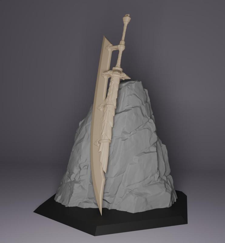 Sakura greatsword stand