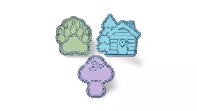 SET CORTANTE MARCADOR GARRA OSO BEAR CASA BOSQUE WOODLAND