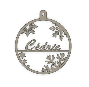 Christmas bauble 2D Cedric