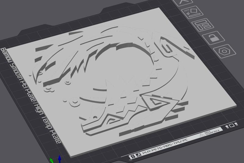 TOBI KADACHI- ICON PLATE FROM MONSTER HUNTER (SINGLE COLOR)