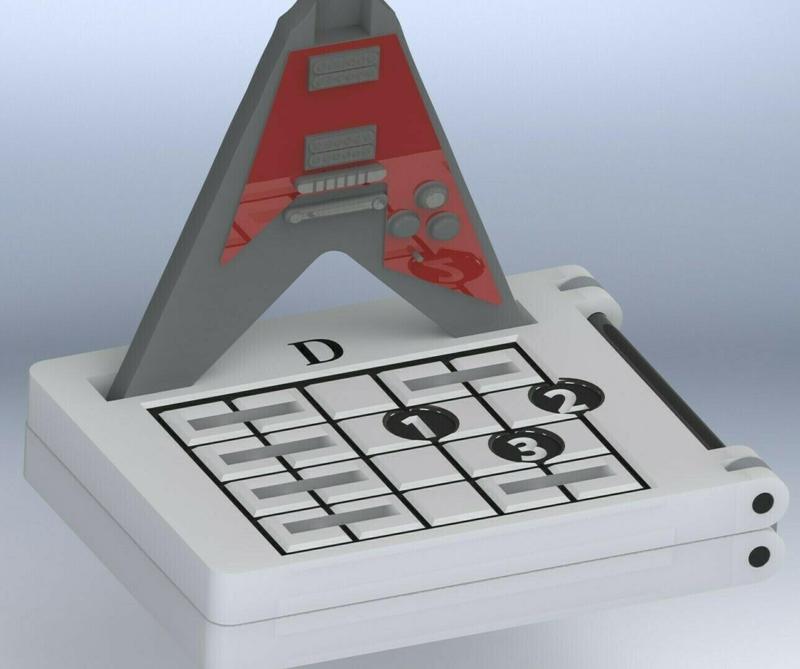 3D Printed Guitar Pick Holder 2