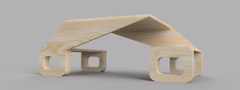 Modern Urban Outdoor Bench - Perfect for Modern Outdoor Spaces