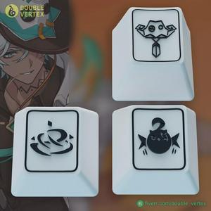 Genshin Impact Ifa Keycaps - OEM Profile