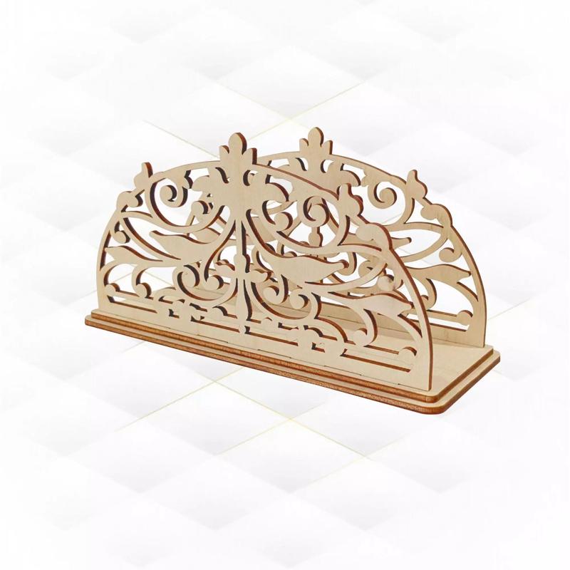 Gift Napkins holder svg dxf files for laser cutting
