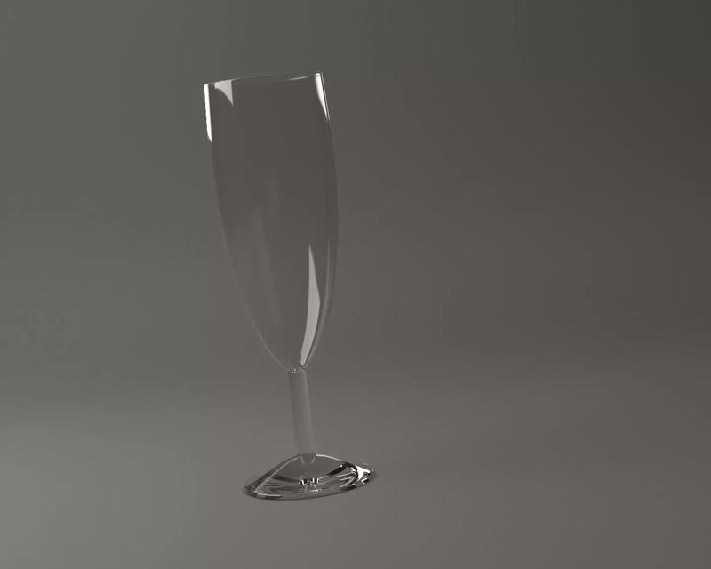 GLASSWARE---Champagne Flute 004
