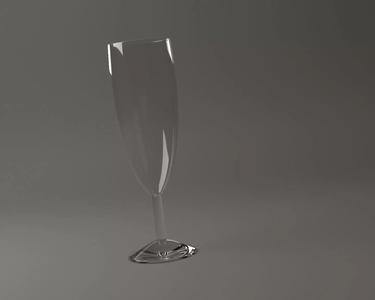 GLASSWARE---Champagne Flute 004
