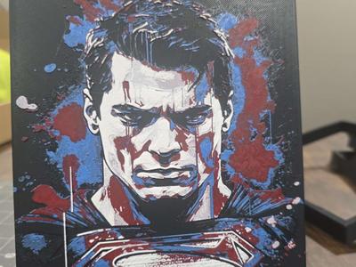 SuperMan Color Splash HueForge