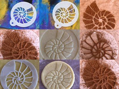 Coffee Stencil - Shell