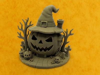 The Witch's House in the Pumpkin 