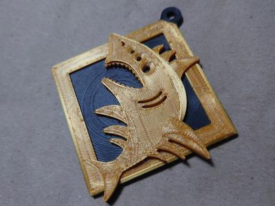 Shark Devil Charm