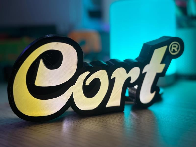 Cort Guitars Logo LED Lamp