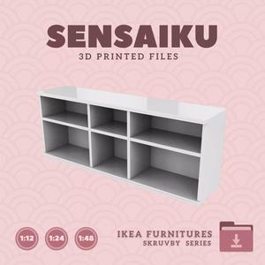 SKRUVBY TV Unit for Miniature Dollhouse - IKEA - 3D Print