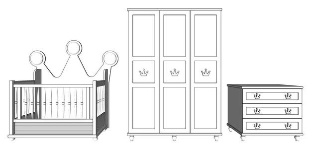 special crown children room set