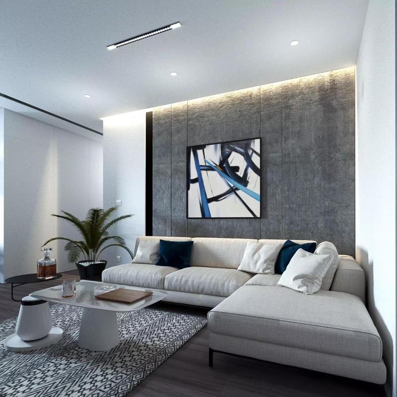 Paris living and dining room interior