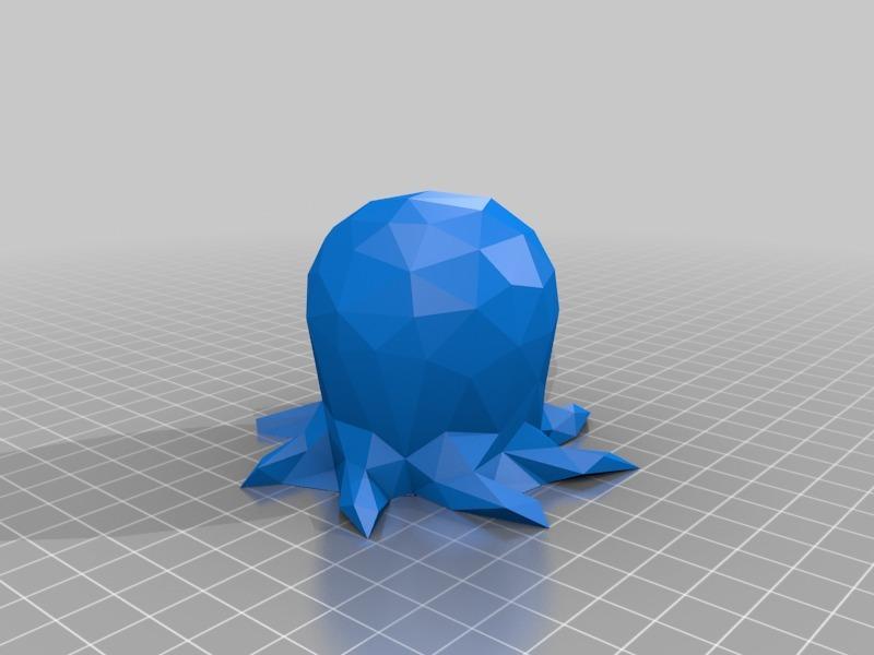 Low Poly Cute Octo