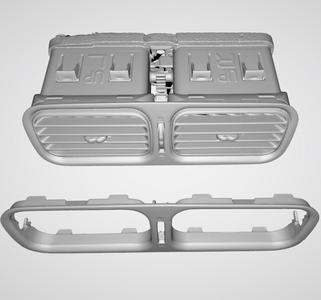 2in1 Nissan Silvia S13 180SX Centre Vent Air Duct 3d Scan with frame