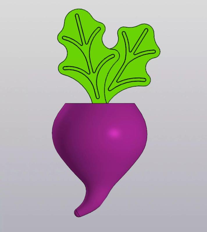 Radish Vase