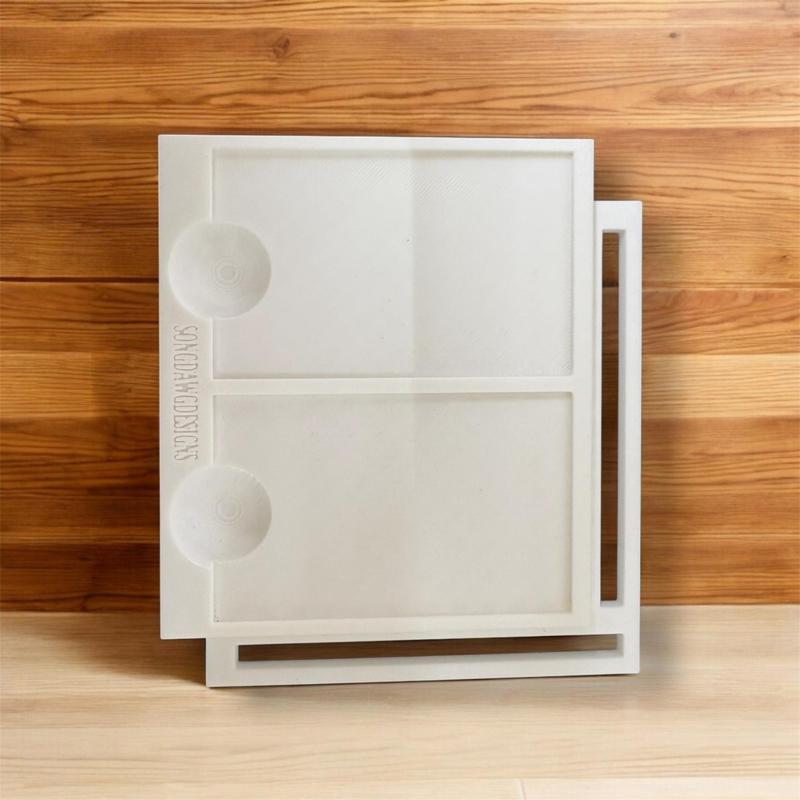 Dual Business Card Laser Engraving Jig – Fiber & CO₂ Alignment Fixture for xTool, OMTech, Epilog