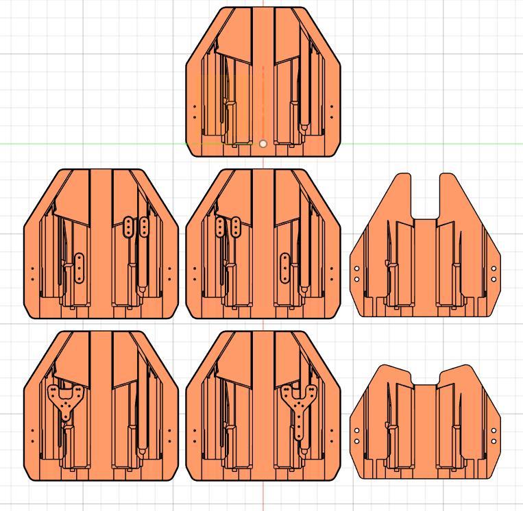 Holster mold for Glock 21g5 with Streamlight TLR-1