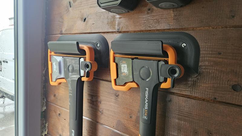 Fiskars X14 Wall holder and X36 ( after scale )
