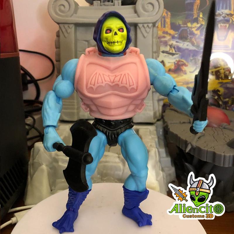 HEMAN BA ARMOR WITH SKELETOR LOGO