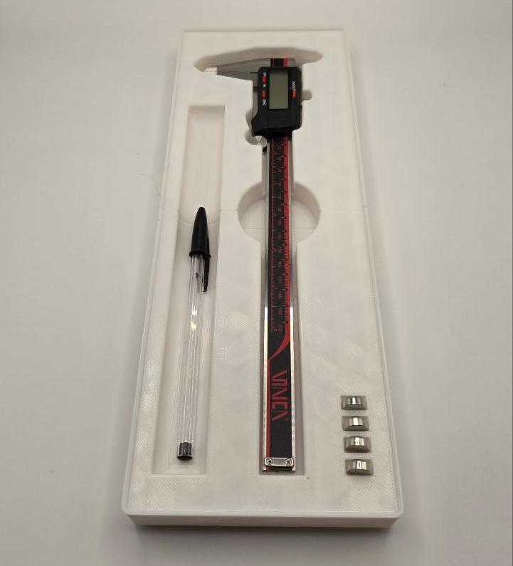 Gridfinity 8x3x4 - VINCA DCLA-0805 8 Inch/200mm Caliper holder