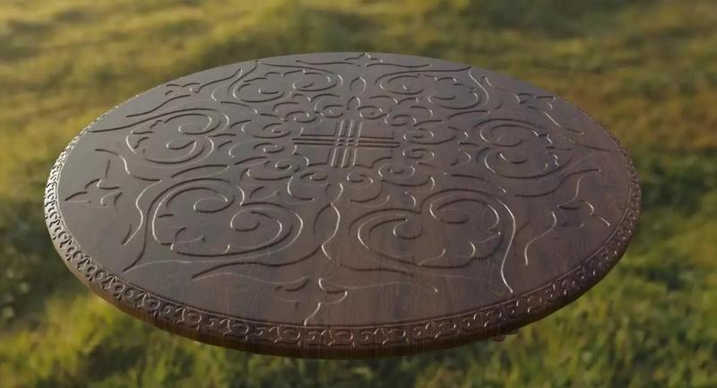 Traditional Kazakh table