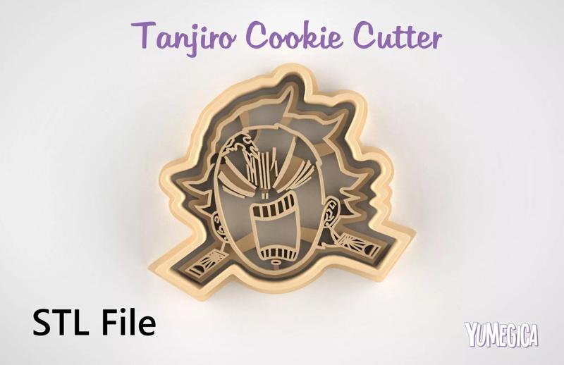 Tanjiro Kamado from Kimetsu no Yaiba Cookie Cutter STL file