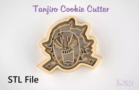 Tanjiro Kamado from Kimetsu no Yaiba Cookie Cutter STL file