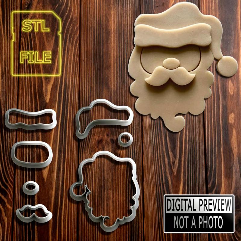 SANTA CLAUS COOKIE CUTTER - CHRISTMAS THEME