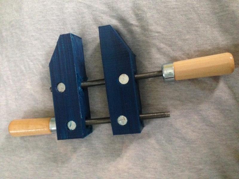 Printed 'wood' clamp