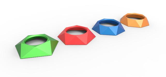 Pokeball stand Set 4