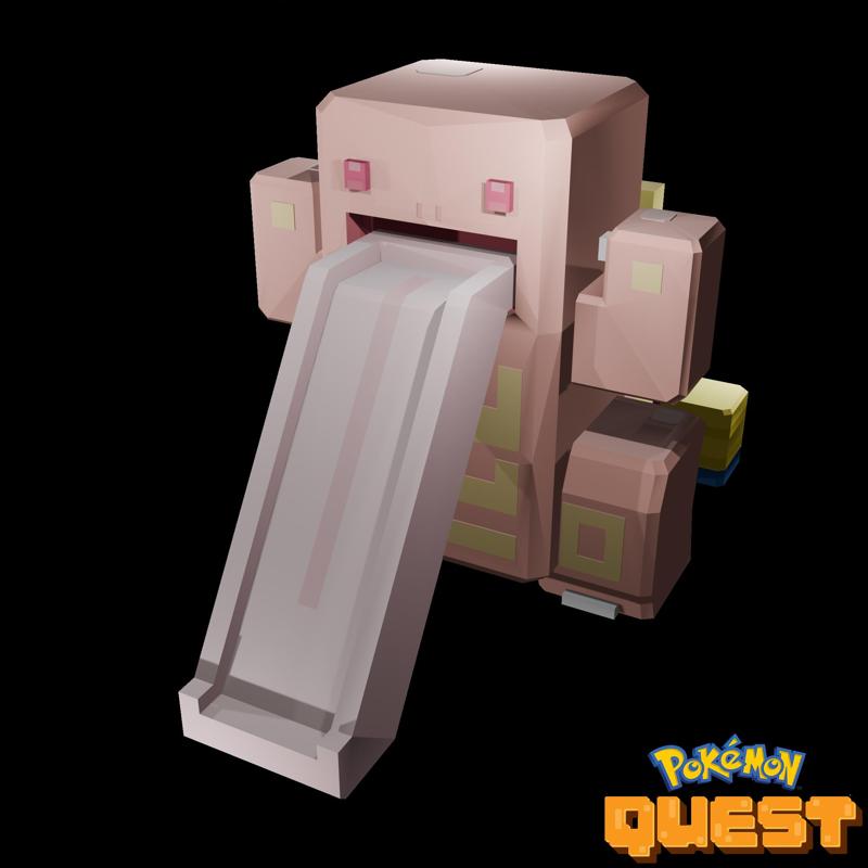 Pokemon Quest - Lickitung Slide