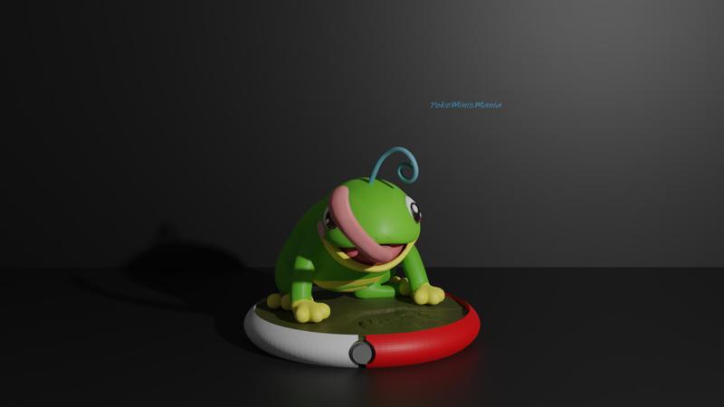 Politoed pokemon 3D print model