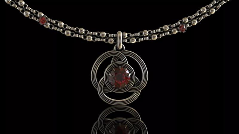 Rhaenyra Targaryen pendant