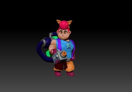 PAM 3D Printer Model - Star Brawl (Print as TOY or Statue)