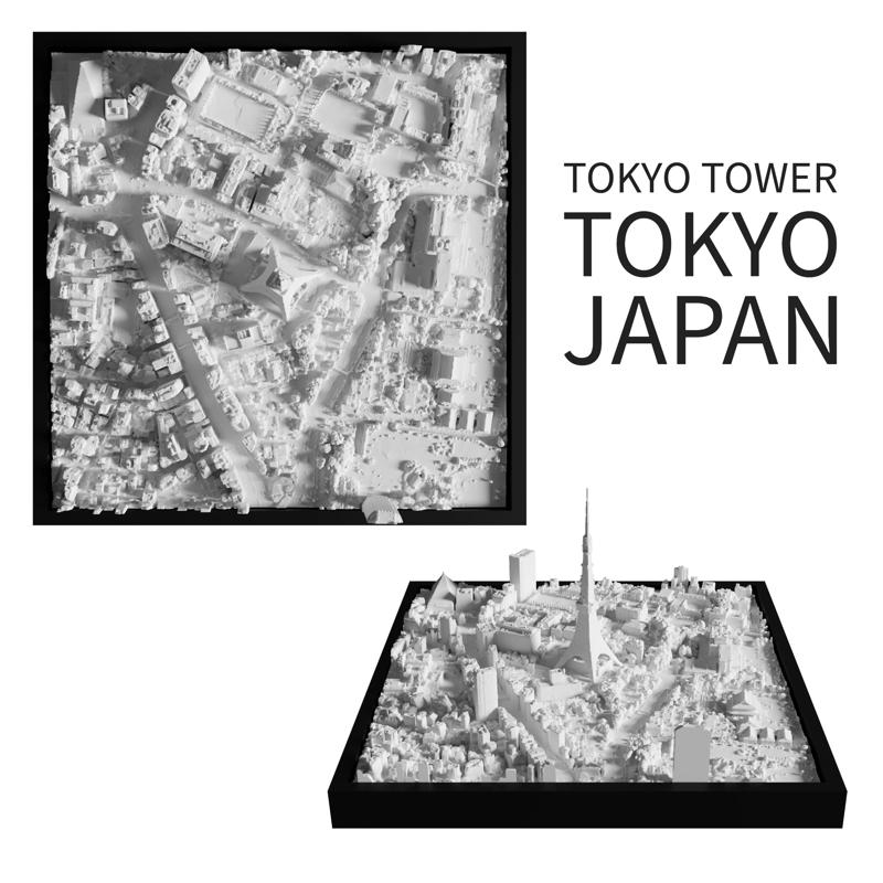 3d Model of Tokyo Tower, Tokyo