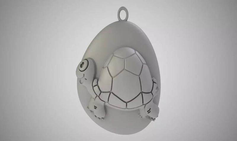 Rock Turtle Necklace