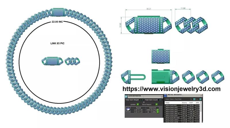 CUBAN CHIN WITH SELF ADJUSTMENT AS PAR SIZE