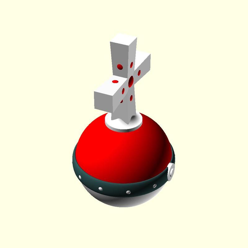 Estourballe, pokeball holy hand grenade of Antioch