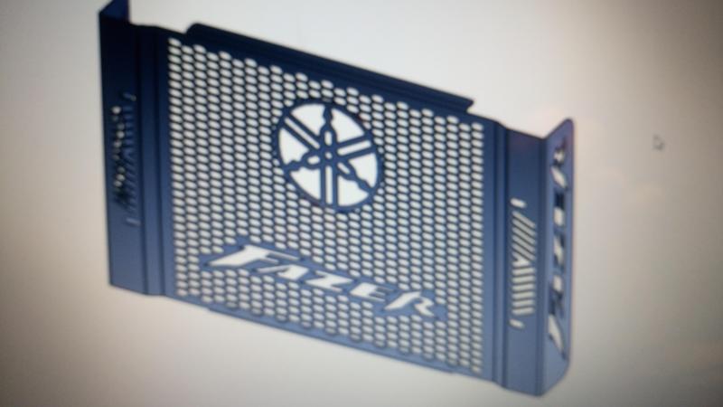 Radiator cover Yamaha Fazer FZS 1000